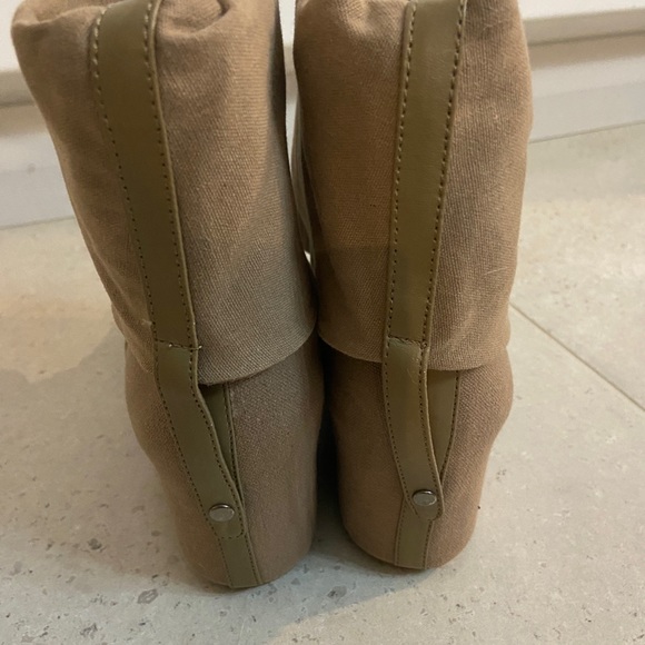 Novo canvas wedge heel boots - Picture 3 of 5